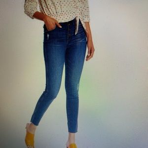 Madewell 10” High-Rise Distressed Skinny Jeans